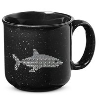 Dun Dun Dun Shark Logo 15oz Campfire Ceramic Mug