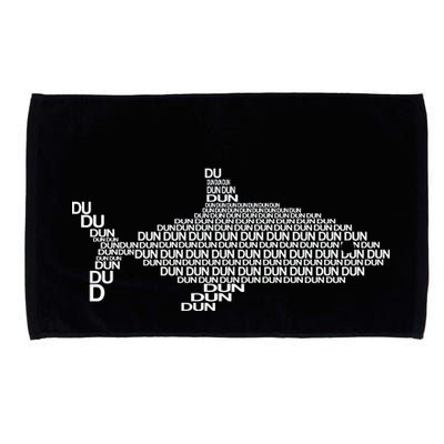 Dun Dun Dun Shark Logo Microfiber Hand Towel