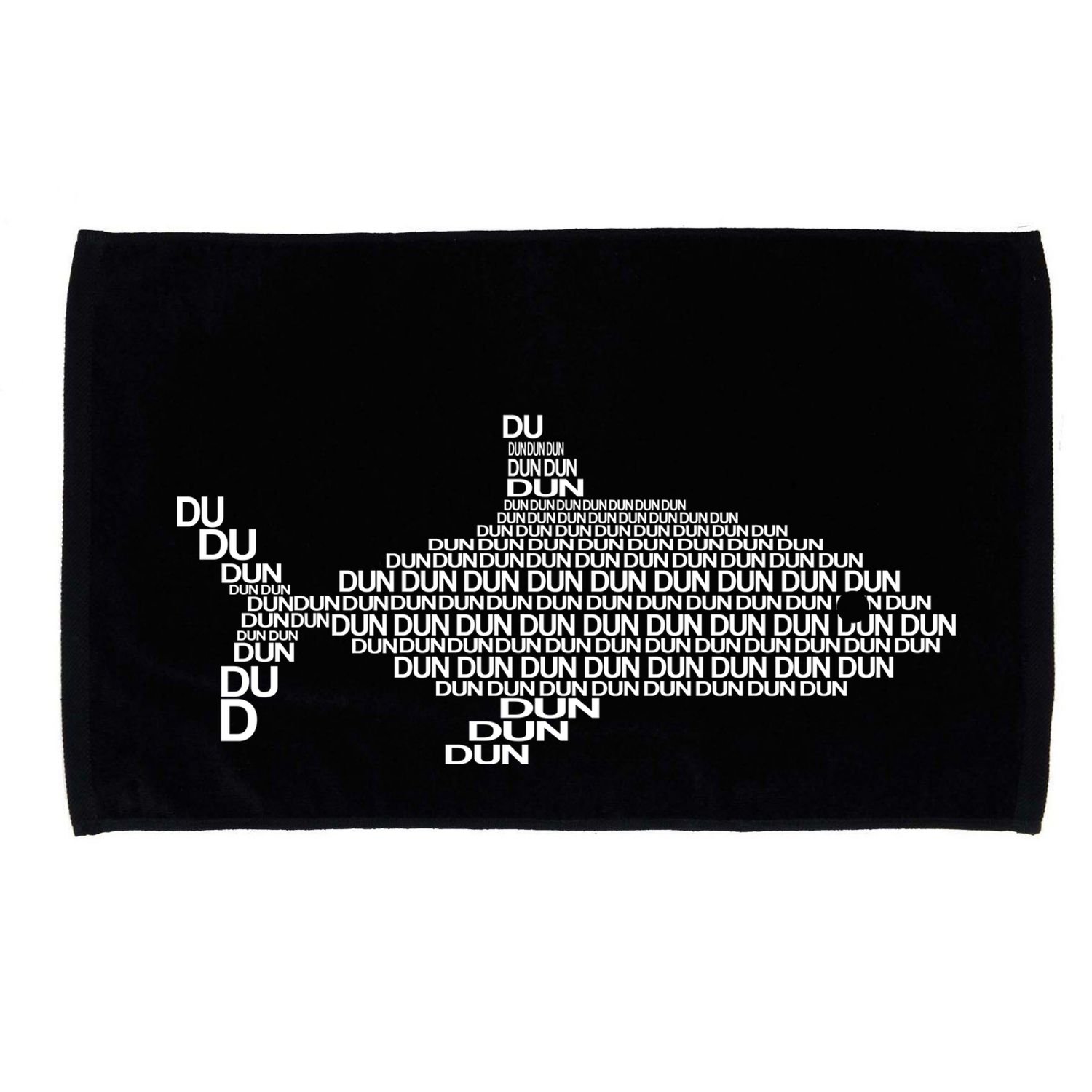 Dun Dun Dun Shark Logo Microfiber Hand Towel
