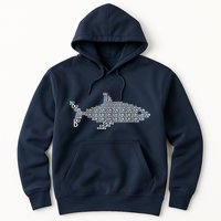 Dun Dun Dun Shark Logo Hoodie