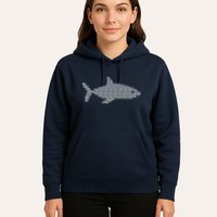 Dun Dun Dun Shark Logo Hoodie