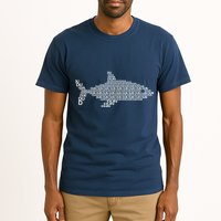 Dun Dun Dun Shark Logo Tall T-Shirt