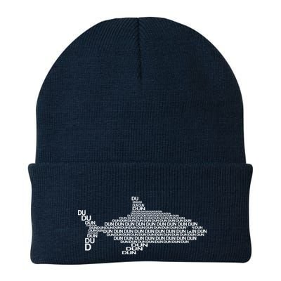 Dun Dun Dun Shark Logo Beanie