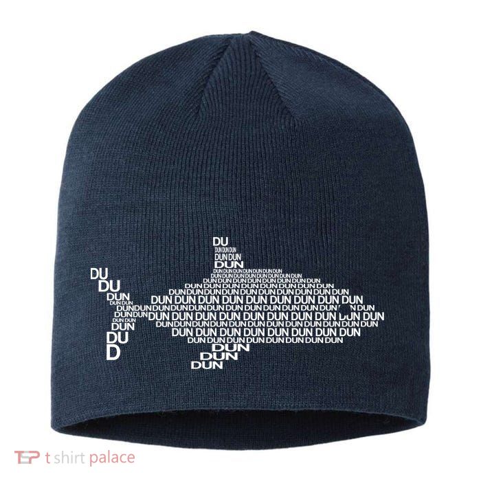 Dun Dun Dun Shark Logo Sustainable Beanie