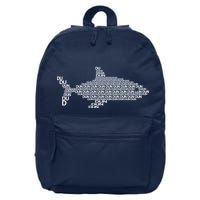 Dun Dun Dun Shark Logo 16 in Basic Backpack