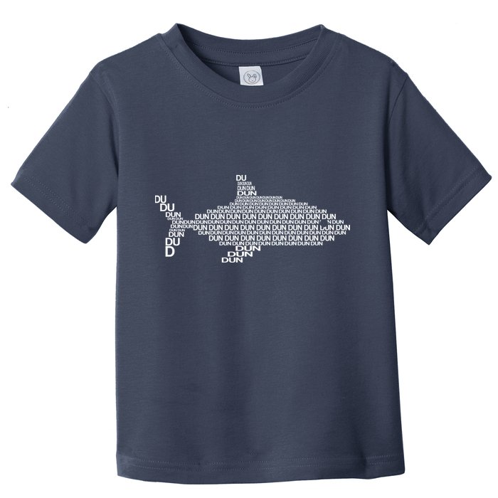Dun Dun Dun Shark Logo Toddler T-Shirt