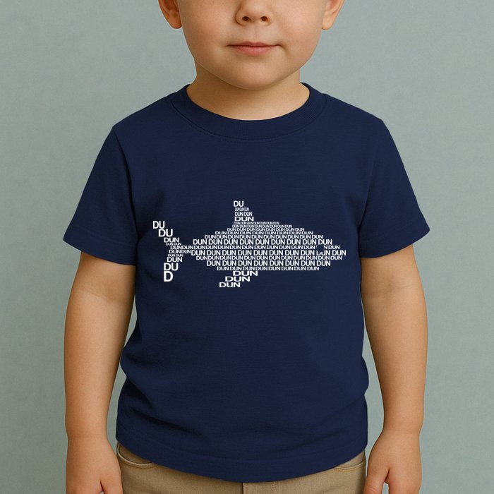 Dun Dun Dun Shark Logo Toddler T-Shirt