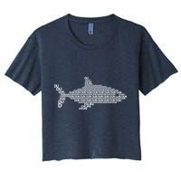 Dun Dun Dun Shark Logo Crop Top