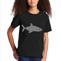 Dun Dun Dun Shark Logo Kids T-Shirt