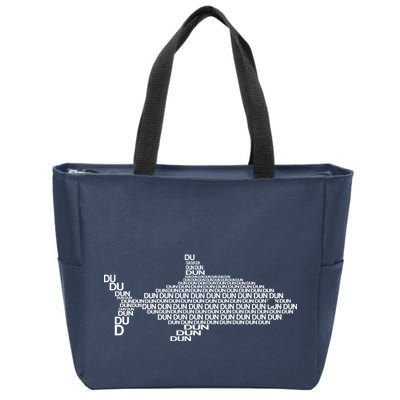 Dun Dun Dun Shark Logo Zip Tote Bag
