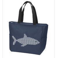 Dun Dun Dun Shark Logo Zip Tote Bag