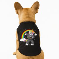 Dabbing Unicorn Ninja Doggie Tank