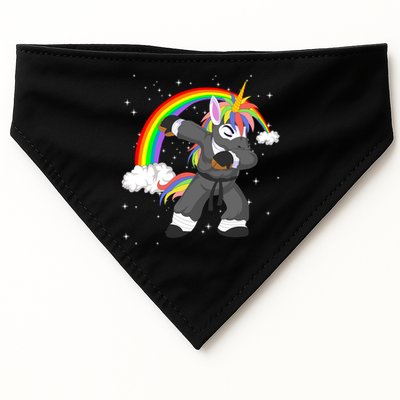 Dabbing Unicorn Ninja USA-Made Doggie Bandana