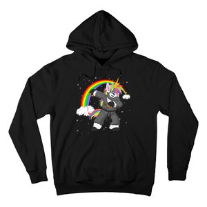 Dabbing Unicorn Ninja Hoodie