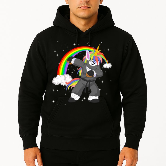 Dabbing Unicorn Ninja Hoodie