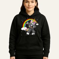 Dabbing Unicorn Ninja Hoodie