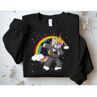 Dabbing Unicorn Ninja Sweatshirt