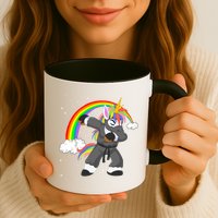 Dabbing Unicorn Ninja Mug