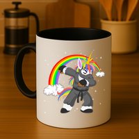 Dabbing Unicorn Ninja Mug