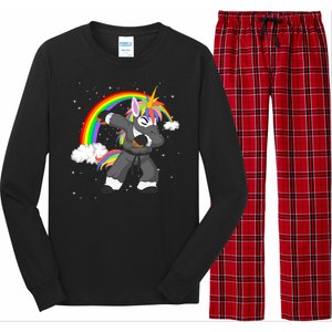 Dabbing Unicorn Ninja Long Sleeve Pajama Set