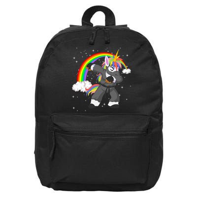 Dabbing Unicorn Ninja 16 in Basic Backpack
