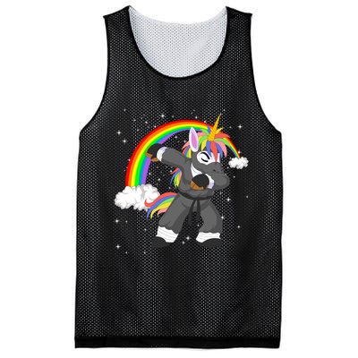 Dabbing Unicorn Ninja Mesh Reversible Basketball Jersey Tank