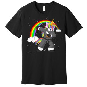 Dabbing Unicorn Ninja Premium T-Shirt