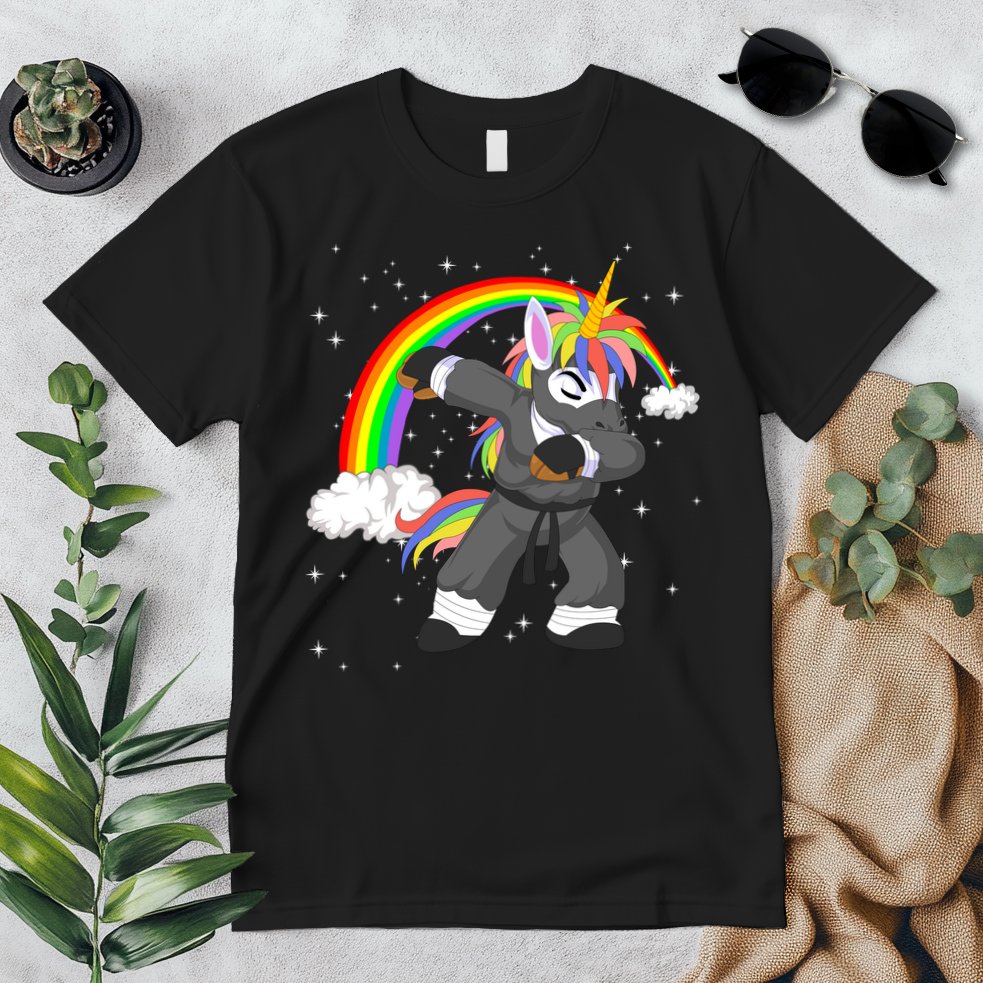 Dabbing Unicorn Ninja Premium T-Shirt