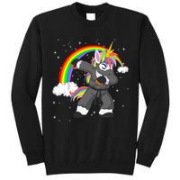 Dabbing Unicorn Ninja Tall Sweatshirt