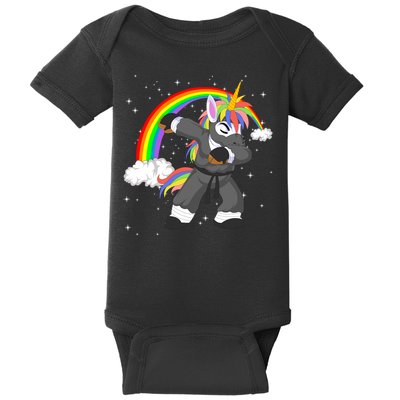 Dabbing Unicorn Ninja Baby Bodysuit