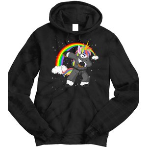 Dabbing Unicorn Ninja Tie Dye Hoodie