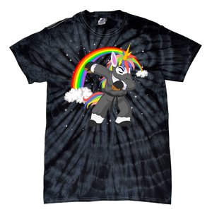 Dabbing Unicorn Ninja Tie-Dye T-Shirt