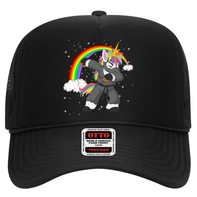 Dabbing Unicorn Ninja Trucker Hat