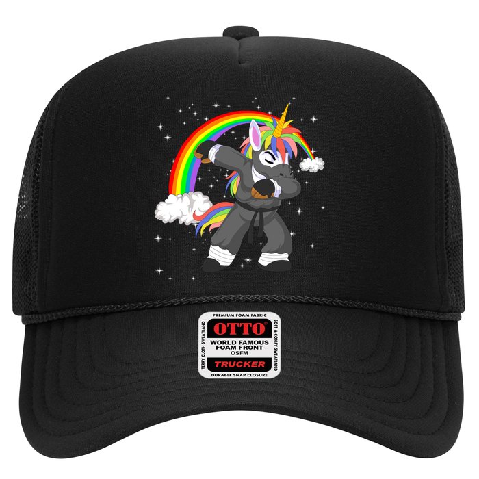 Dabbing Unicorn Ninja Trucker Hat