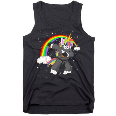 Dabbing Unicorn Ninja Tank Top