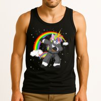 Dabbing Unicorn Ninja Tank Top