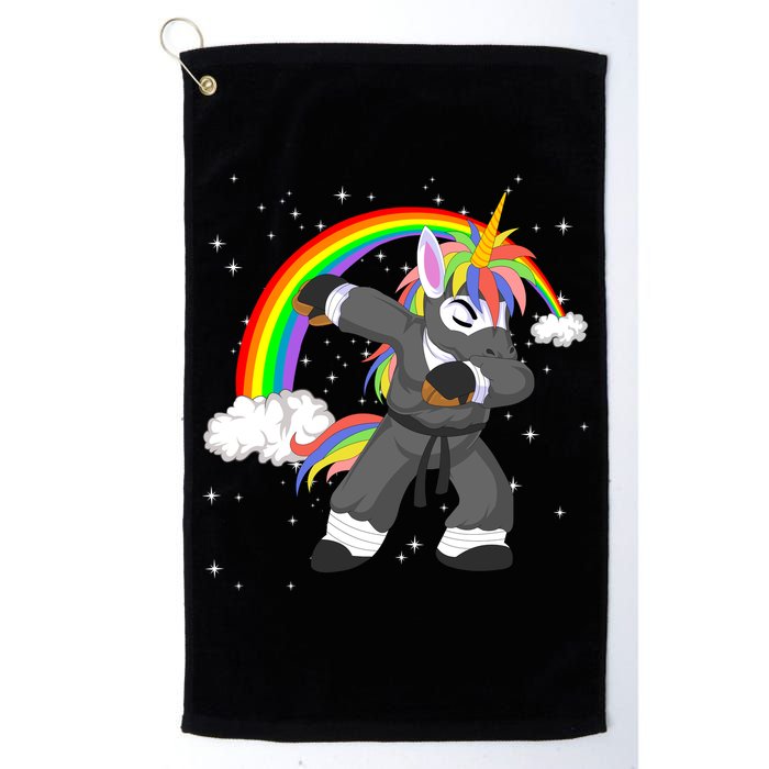 Dabbing Unicorn Ninja Golf Towel