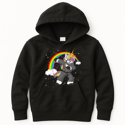 Dabbing Unicorn Ninja Kids Hoodie