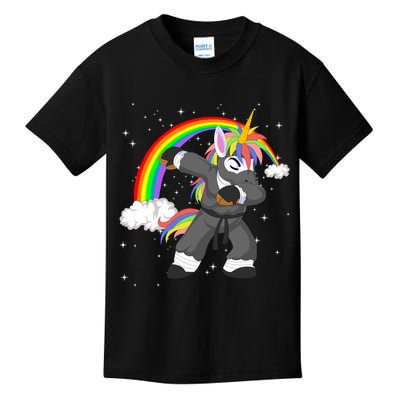 Dabbing Unicorn Ninja Kids T-Shirt