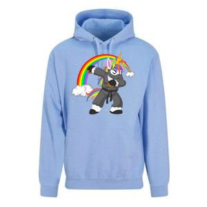 Dabbing Unicorn Ninja Unisex Surf Hoodie