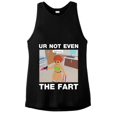 Dippytees Ur Not Even The Fart Ice Spice Ladies PosiCharge Tri-Blend Wicking Tank