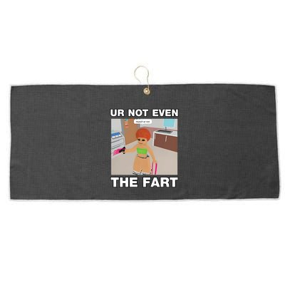 Dippytees Ur Not Even The Fart Ice Spice Large Microfiber Waffle Golf Towel