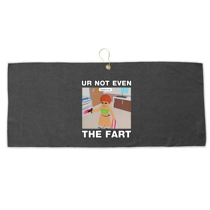 Dippytees Ur Not Even The Fart Ice Spice Large Microfiber Waffle Golf Towel