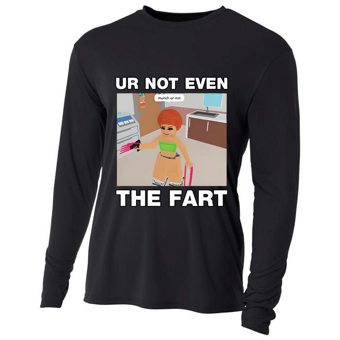Dippytees Ur Not Even The Fart Ice Spice Cooling Performance Long Sleeve Crew