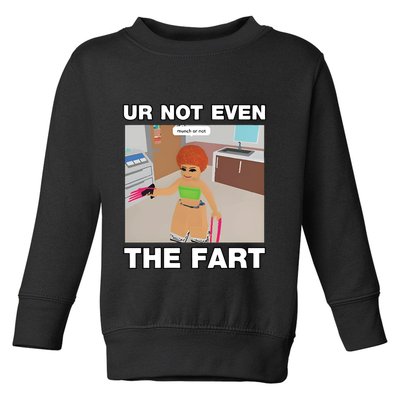 Dippytees Ur Not Even The Fart Ice Spice Toddler Sweatshirt