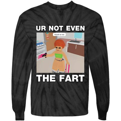 Dippytees Ur Not Even The Fart Ice Spice Tie-Dye Long Sleeve Shirt