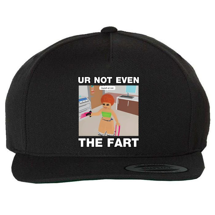 Dippytees Ur Not Even The Fart Ice Spice Wool Snapback Cap