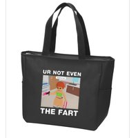 Dippytees Ur Not Even The Fart Ice Spice Zip Tote Bag