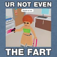 Dippytees Ur Not Even The Fart Ice Spice Garment-Dyed Sweatshirt