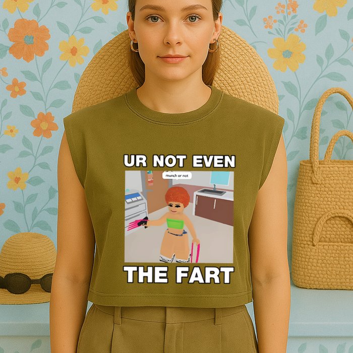 Dippytees Ur Not Even The Fart Ice Spice Garment-Dyed Women's Muscle Tee